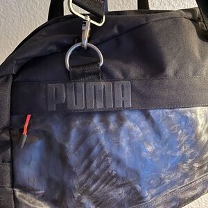 PUMA Black Duffel Bag